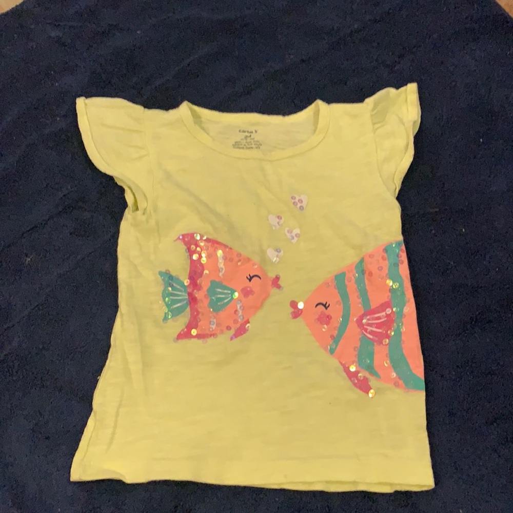 Carters- Fish bling top size 24 months